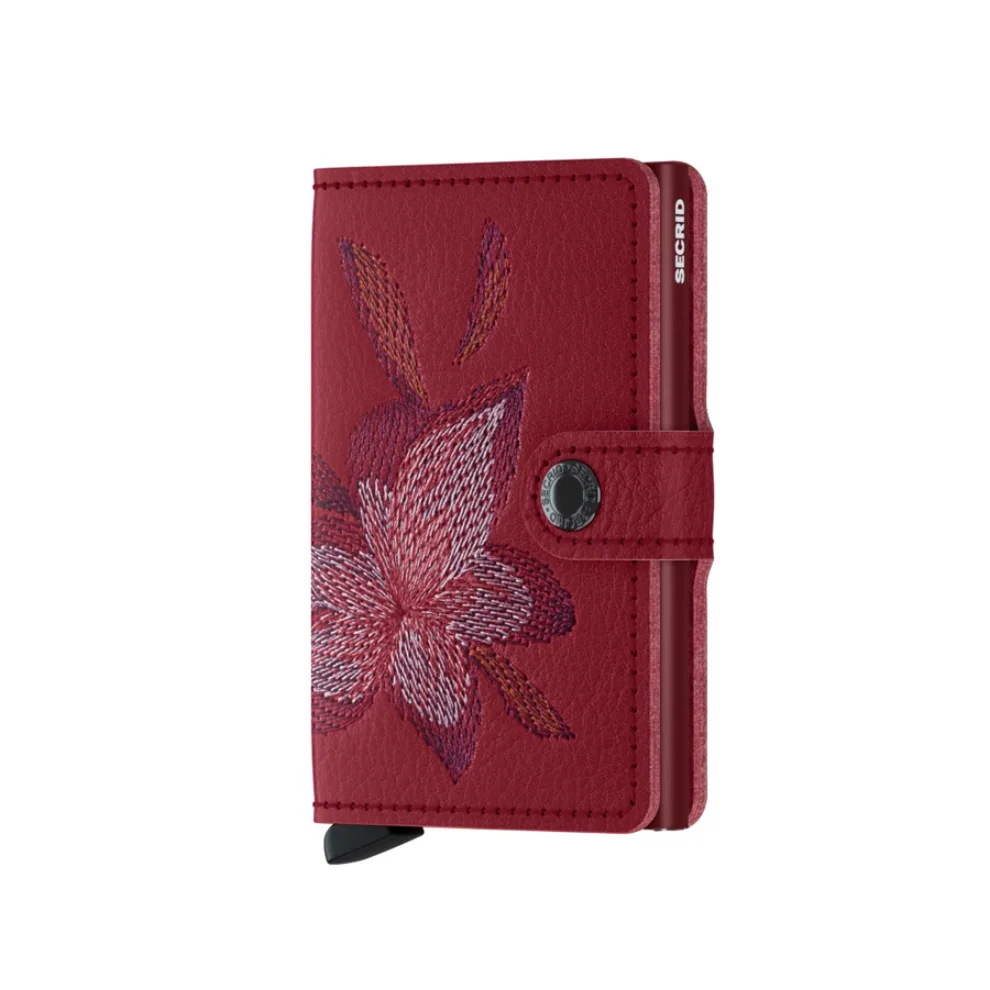 Secrid - Miniwallet Stitch Magnolia Rose Cüzdan