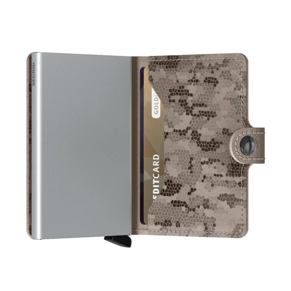 Secrid - Miniwallet Crisple Taupe Camo Cüzdan