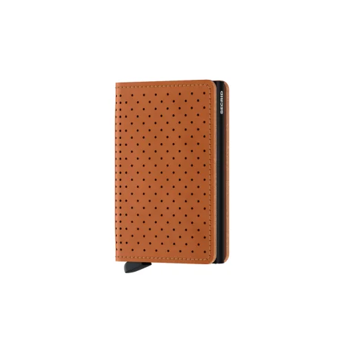 Secrid - Slimwallet Perforated Cognac Wallet