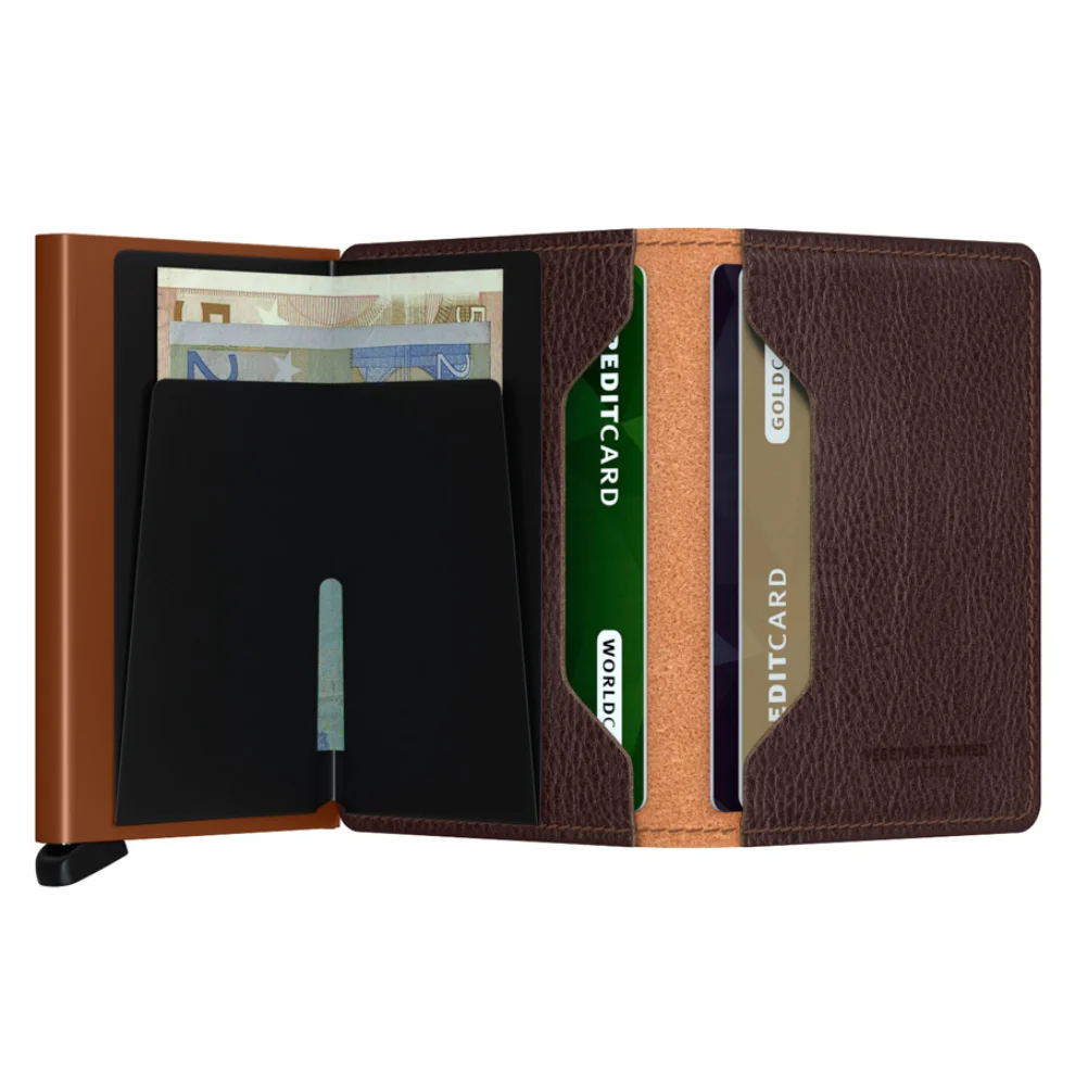 Secrid - Slimwallet Veg Tanned Caramello Cüzdan