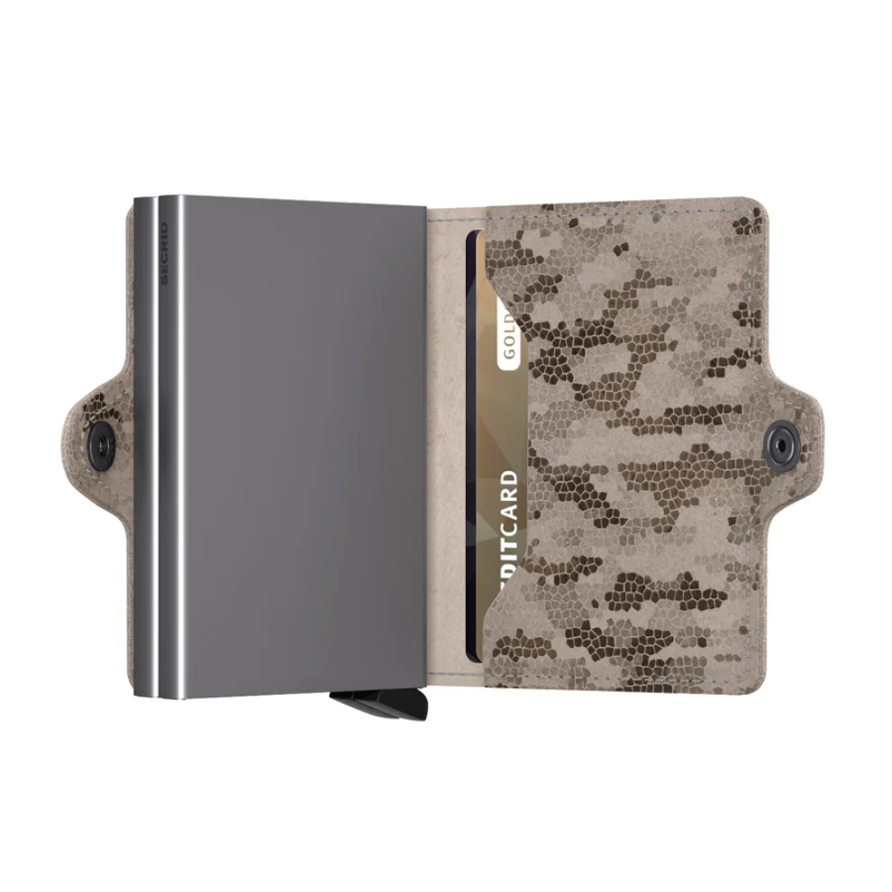 Secrid - Twinwallet Crisple Taupe Camo Wallet