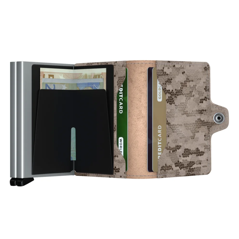 Secrid - Twinwallet Crisple Taupe Camo Cüzdan