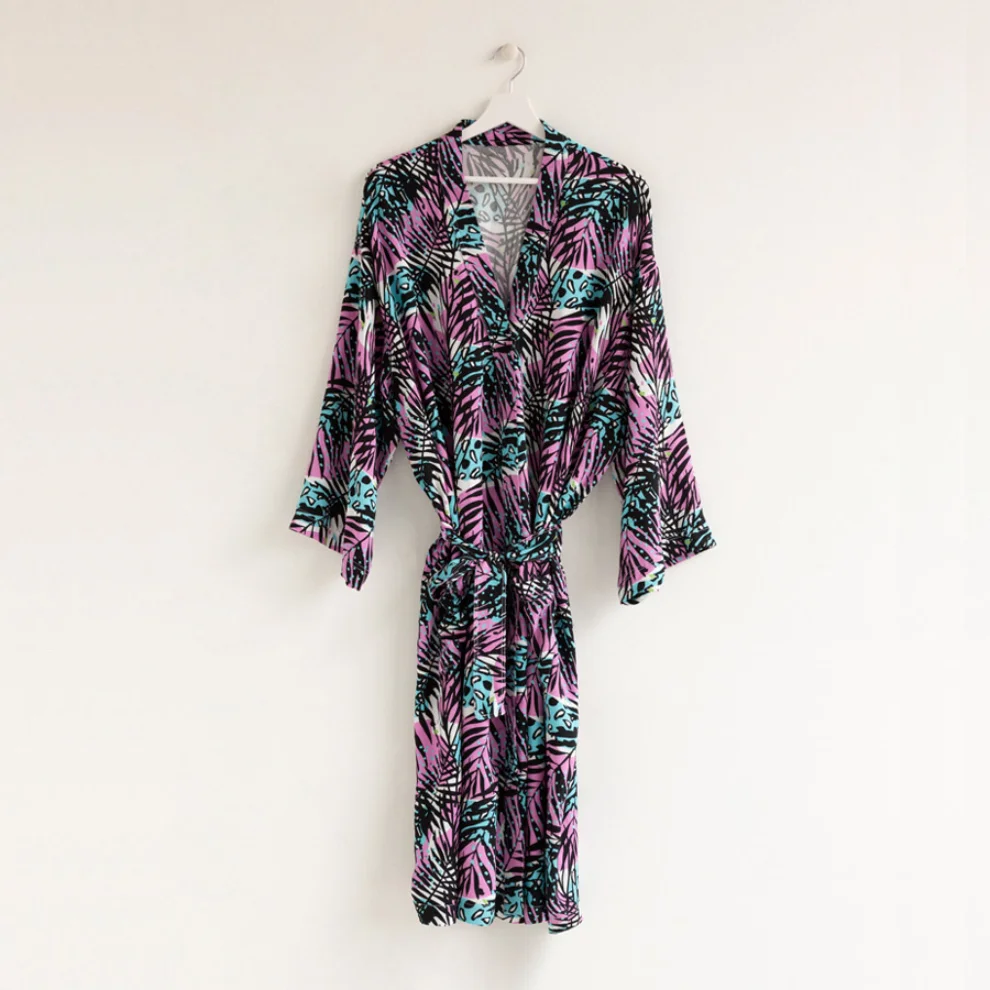 Baby Fou - Zebra Love Robe Kimono