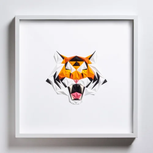 Paperpan	 - Portrait of a Tiger Artwork