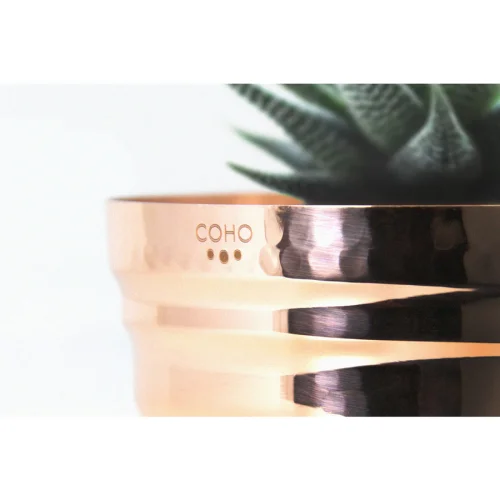 Coho Objet	 - Artisan Décor Copper Planter Set of 2