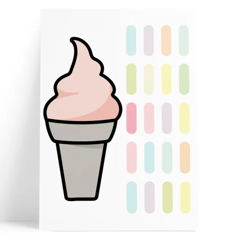 Pop by Gaea - Frozen Yogurt Wall Sticker