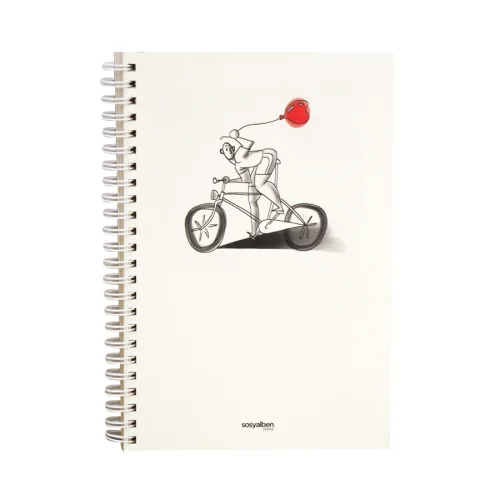 SosyalBen Store - Renkli Orta Boy Defter