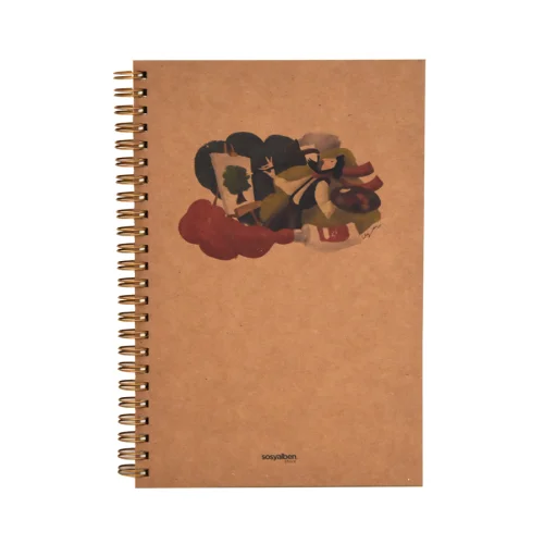 SosyalBen Store - Renkli Orta Boy Defter