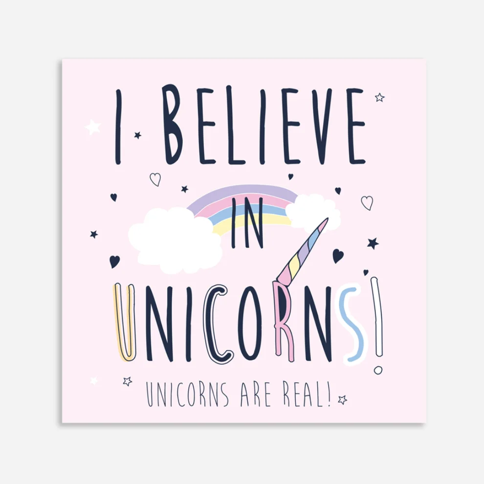 2 Stories - I Believe In Unicorns Canvas