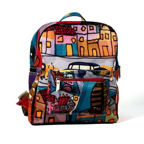 Serkan Akyol - Wanderlust Unisex Backpack - V