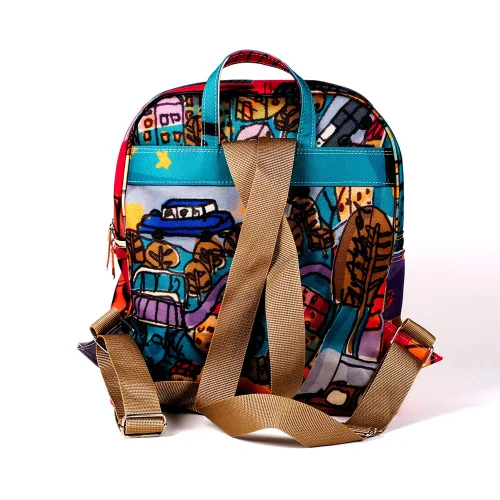 Serkan Akyol - Wanderlust Unisex Backpack - V