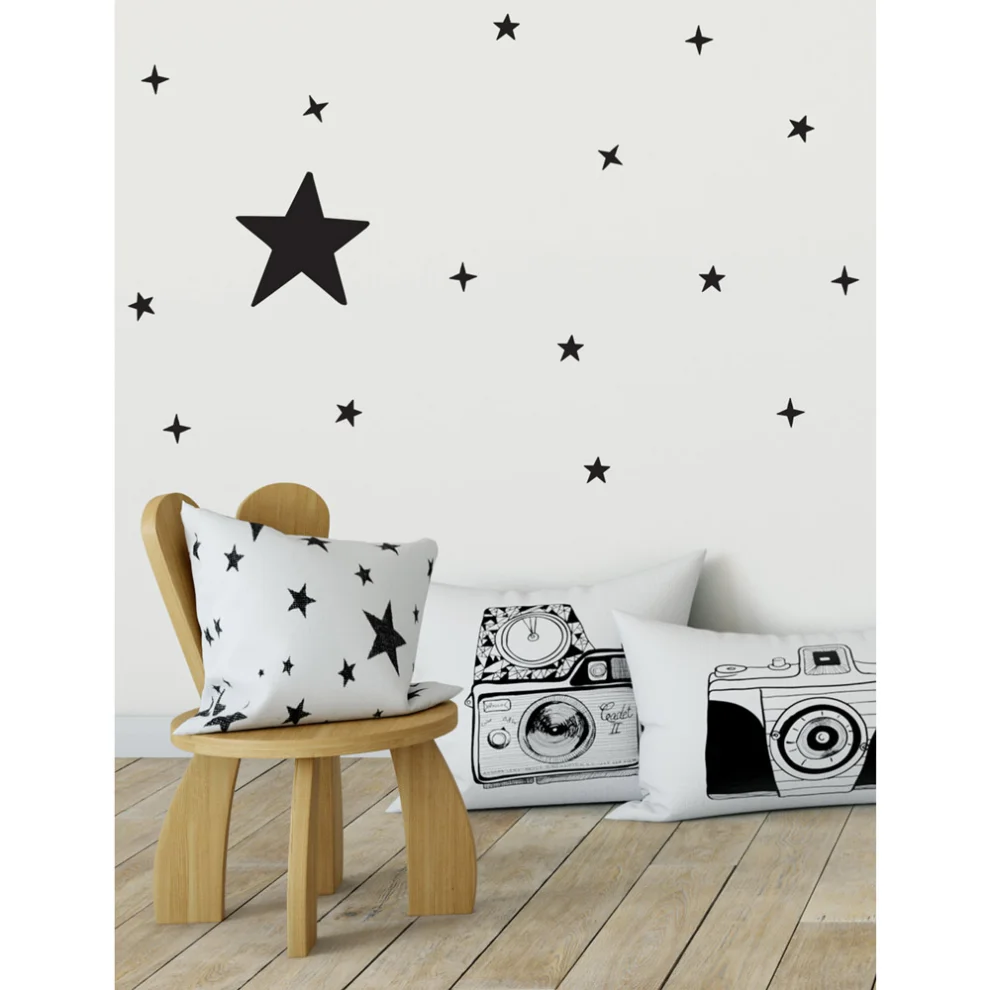 Baluna - Blackstar Big Star Duvar Sticker