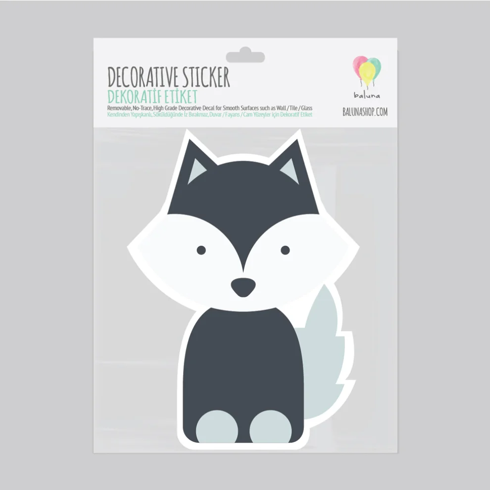 Baluna - Boho Fox Wall Sticker 