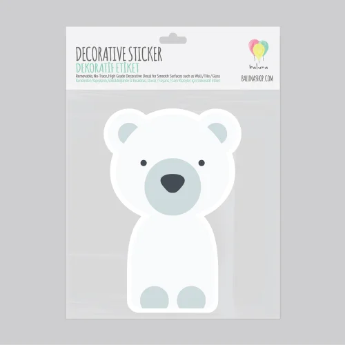 Baluna - Boho Bear Wall Sticker