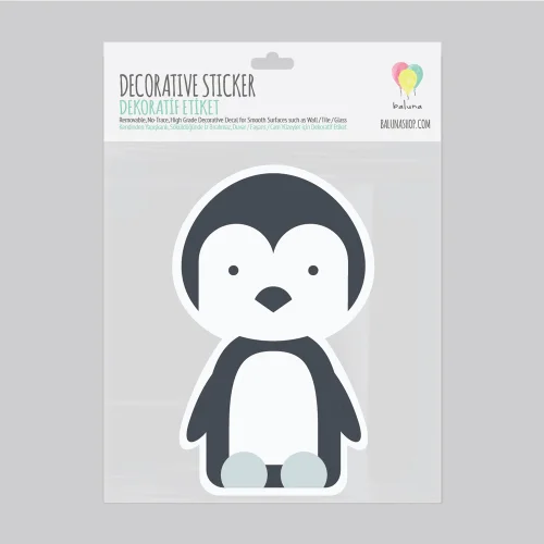 Baluna - Boho Penguin Wall Sticker