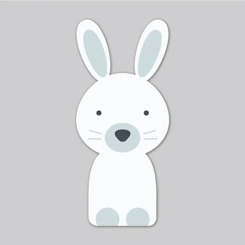 Baluna - Boho Rabbit Duvar Sticker