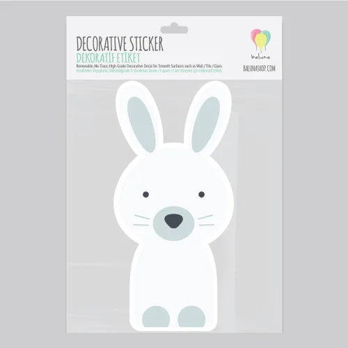 Baluna - Boho Rabbit Duvar Sticker