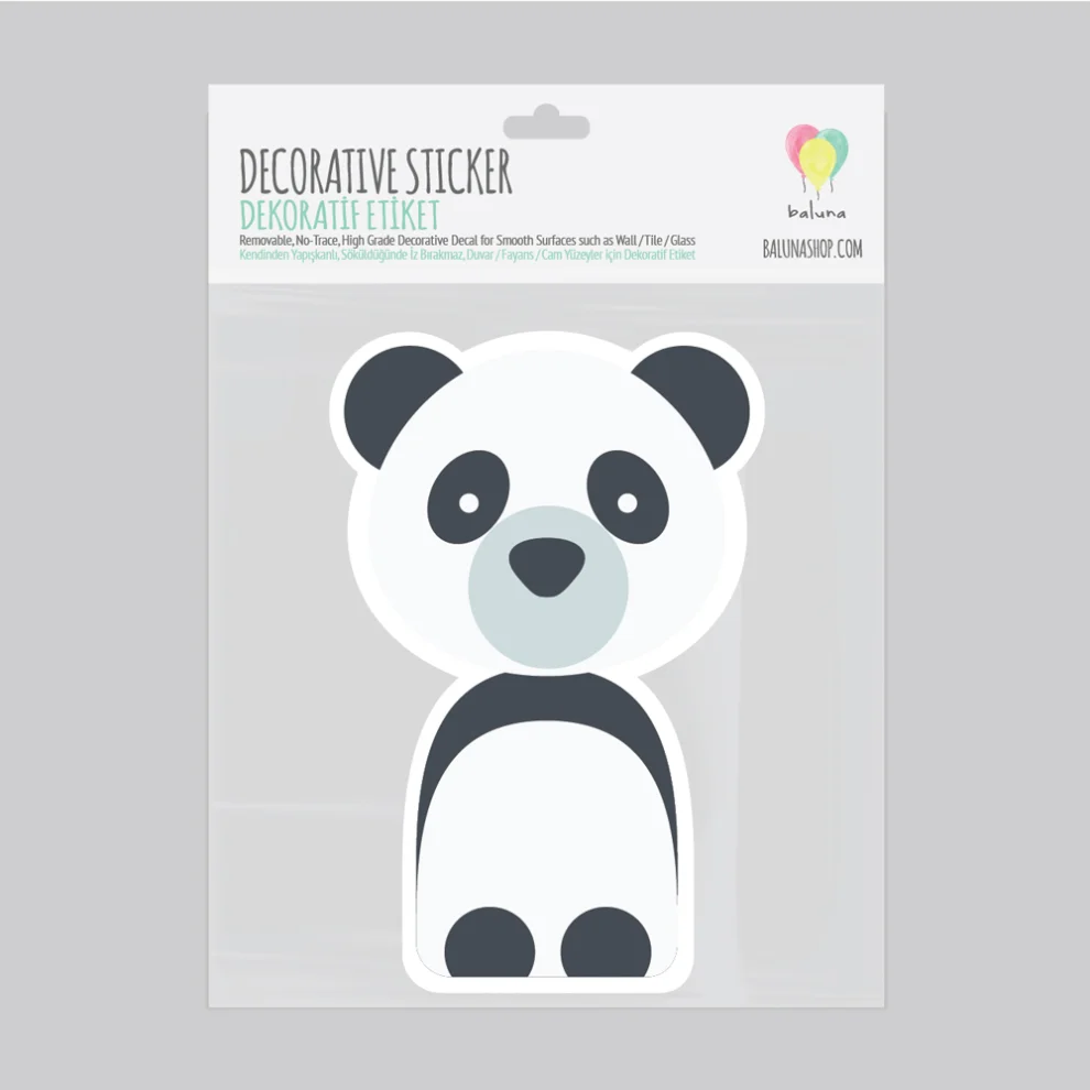 Baluna - Boho Panda Wall Sticker 