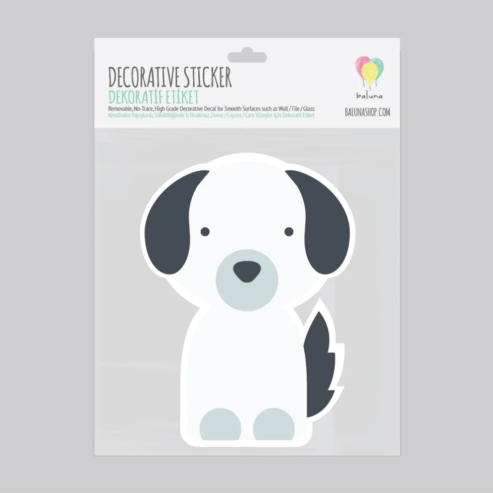 Baluna - Boho Dog Duvar Sticker