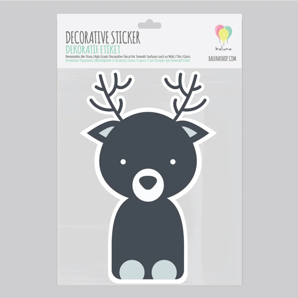 Baluna - Boho Deer Wall Sticker 