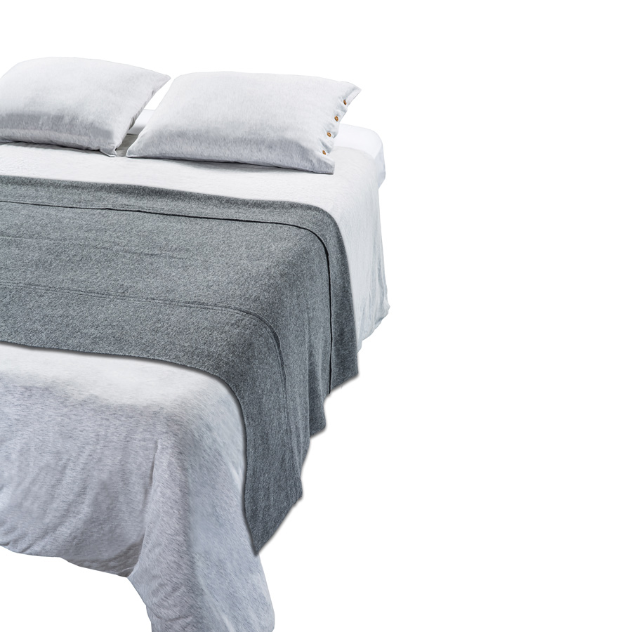 Moyha Comfort Yatak Örtüsü 120x240 cm Gri hipicon