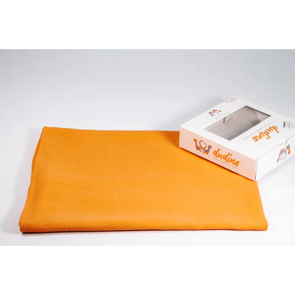 Dudino - Müslin Örtü - 3'lü Set - Dudino & Orange & Dine Feet