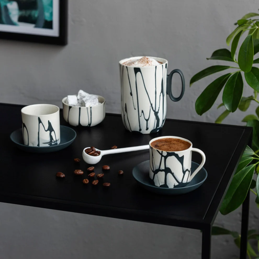 Masuma Ceramics - Noir Turkish Coffee Set