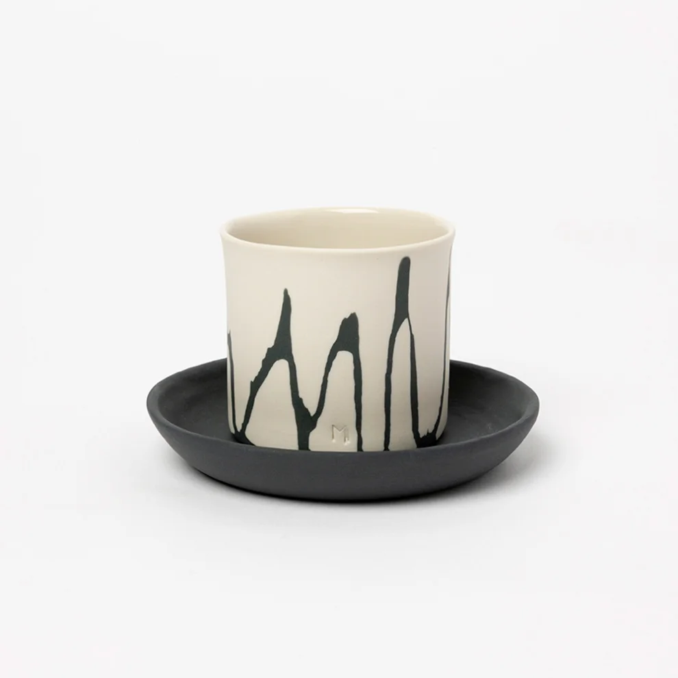 Masuma Ceramics - Noir Espresso Takımı