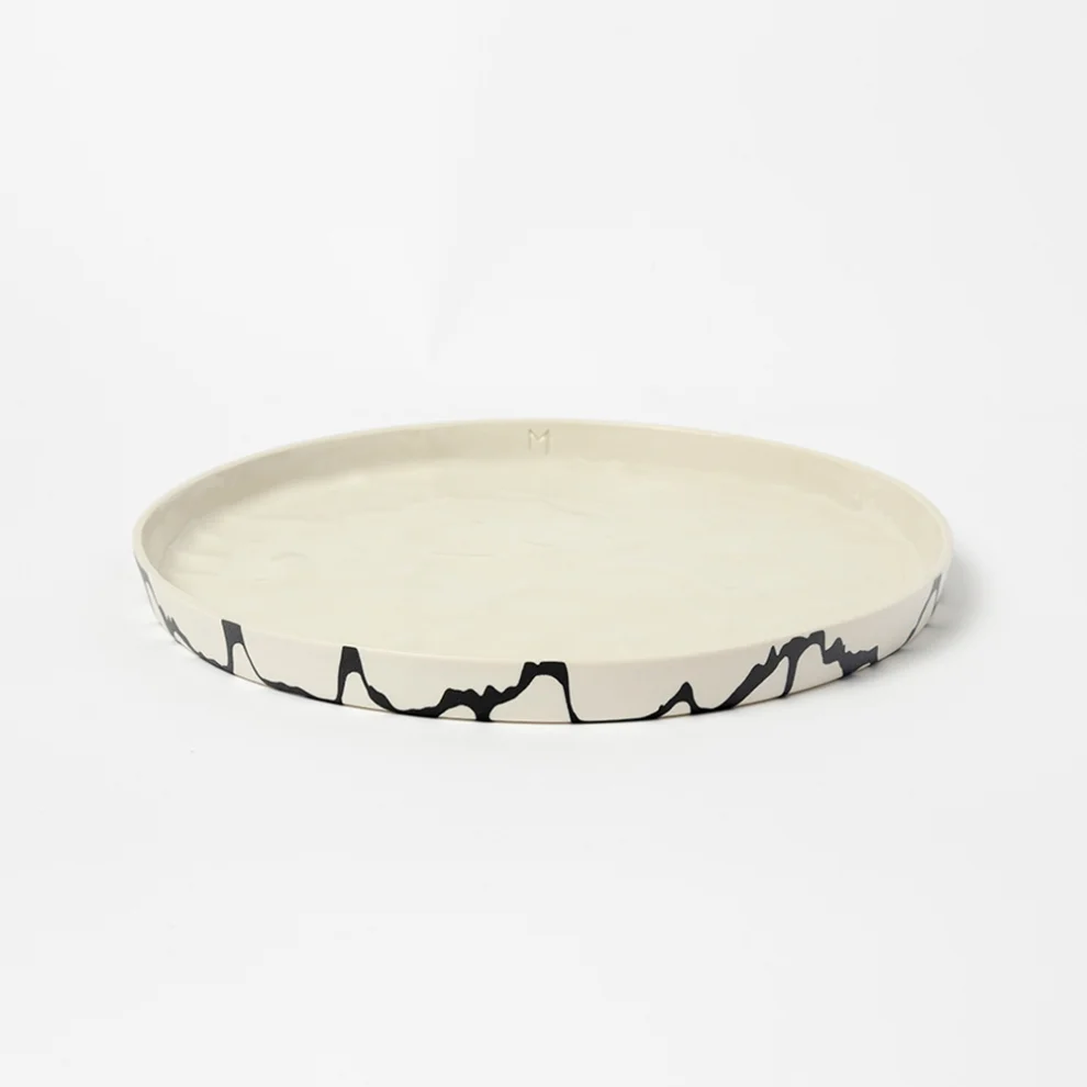 Masuma Ceramics - Noir Yemek Tabağı