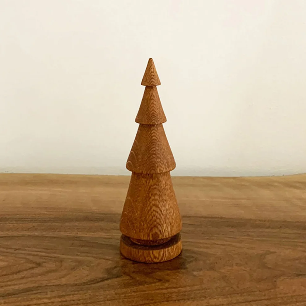 Ananas Woodworking - Fir Ahşap Junior Yeni Yıl Ağacı