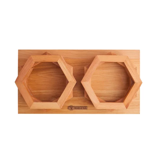 Wood&Tail - Hexxup Dog Bowl Stand