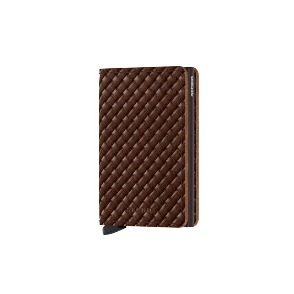 Secrid - Slimwallet Basket Brown Cüzdan