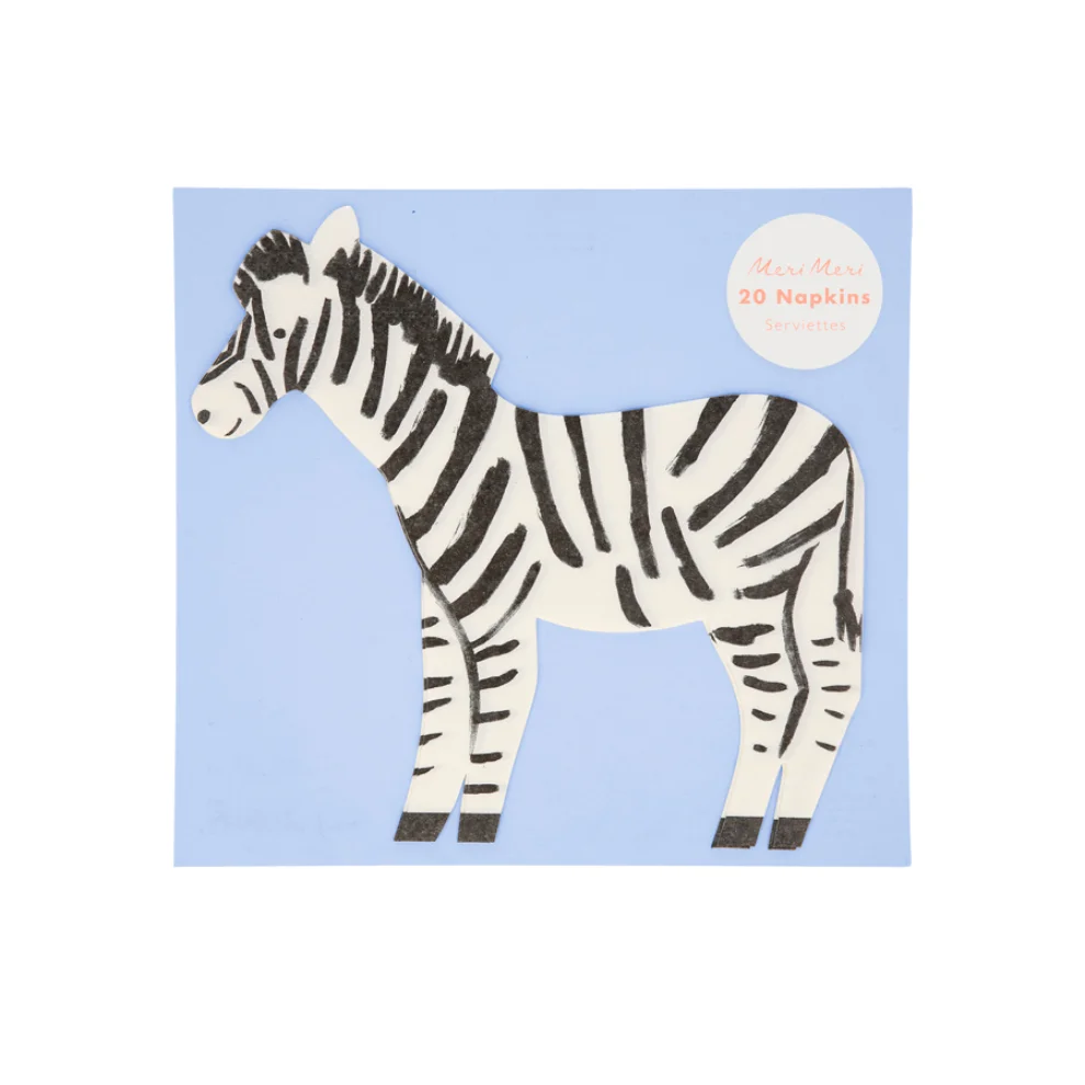 Meri Meri - Safari Zebra Napkins