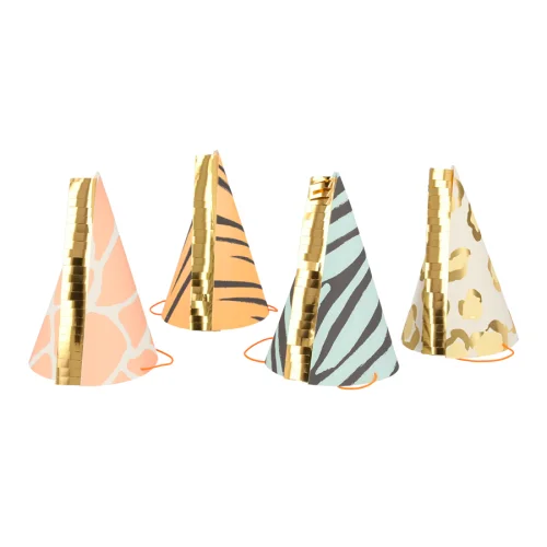 Meri Meri - Safari Animal Print Party Hats