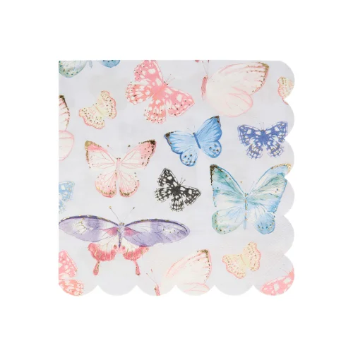 Meri Meri - Butterfly Large Napkins