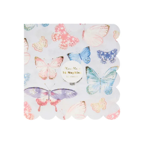 Meri Meri - Butterfly Large Napkins