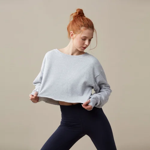 Lando Studio	 - Organik Crop Sweatshirt