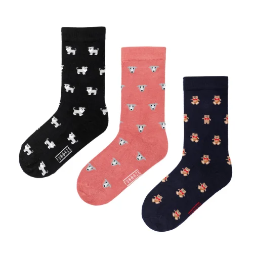 Fundaze - Fundaze Set Of 3 Socks