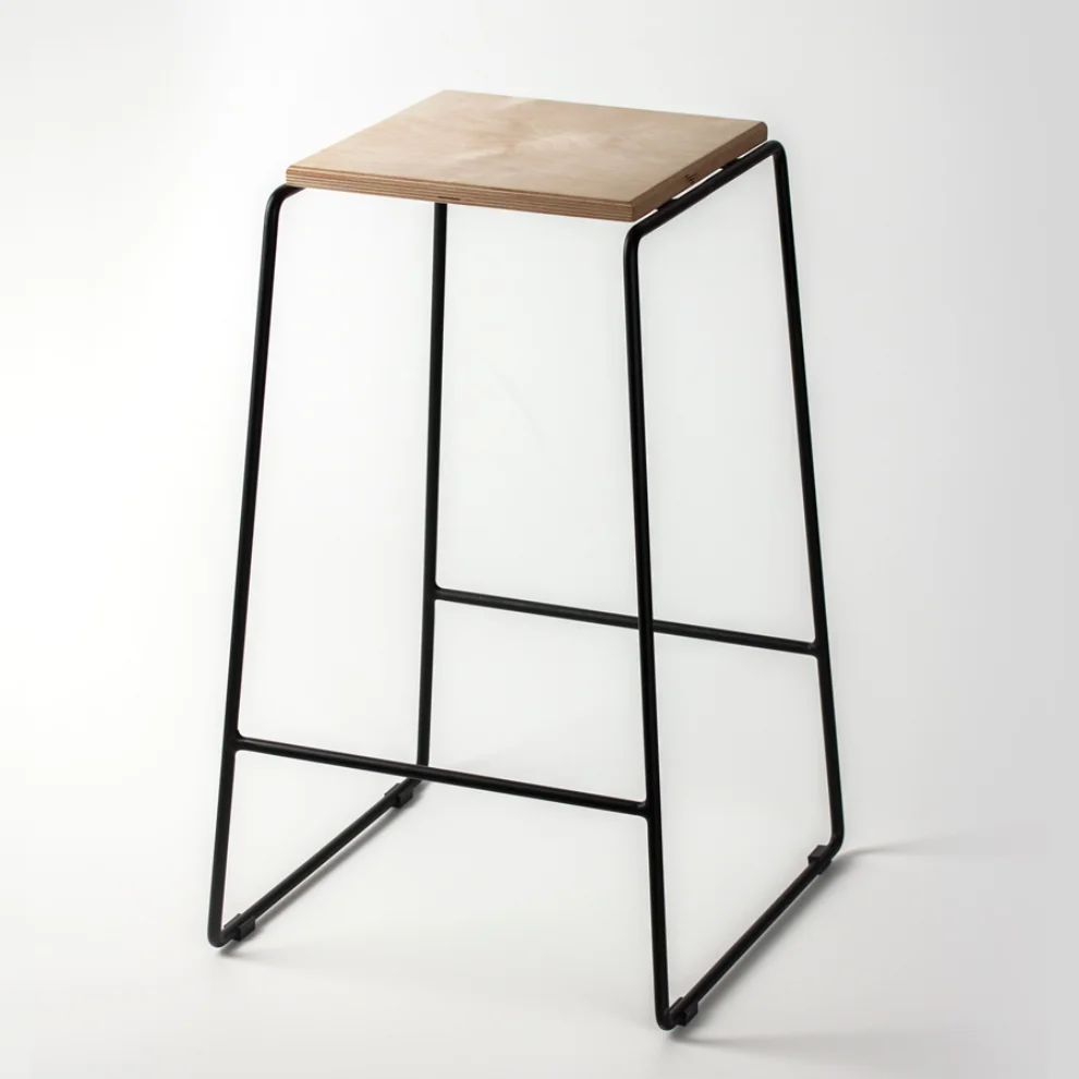 Womodesign - Bar Stool With Metal Legs