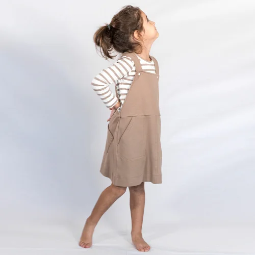 Phoca - Organic Overall Dress Chamois