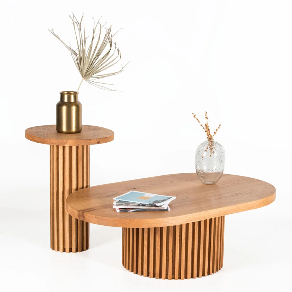 Ananas Woodworking - Docia Side Table