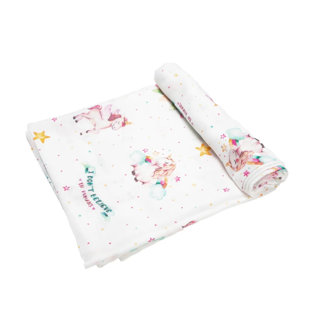 Miujoy - Newborn Unicorn Organic Cotton Muslin Set - 5 Pieces