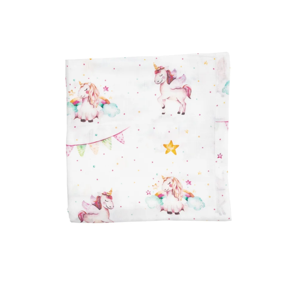 Miujoy - Newborn Unicorn Organic Cotton Muslin Set - 5 Pieces