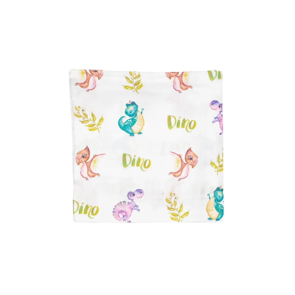 Miujoy - Newborn Dino Organic Cotton Muslin Set - 5 Pieces