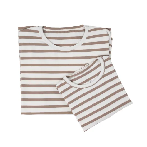 Phoca - Organic Striped Long Sleeve Soft Mother T-Shirt