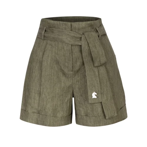 Dor Raw Luxury - Afternoon At The Palace Linen Shorts