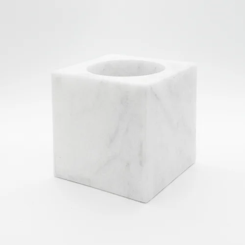 Minval - Tetra Mini Marble Pot