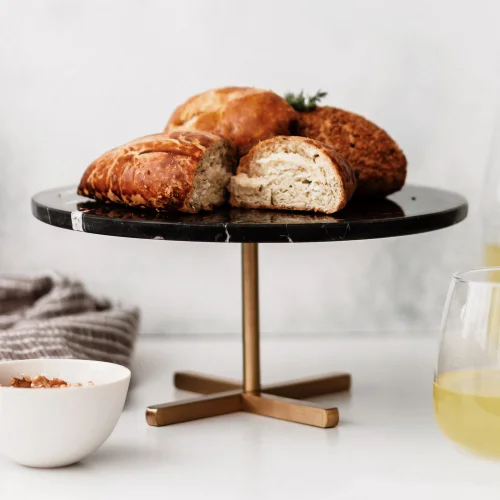 Minval - Cheer Marble Cakestand