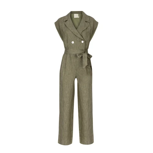 Dor Raw Luxury - This Must Be The Place Linen Jumpsuit