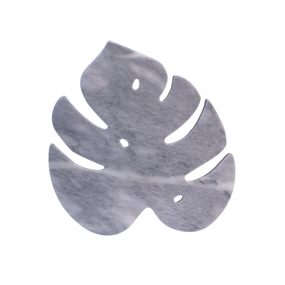 Minval - Monstera Marble Plate